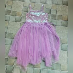 Zunie Girl Sparkling Purple Dress Size XL (14/16)
